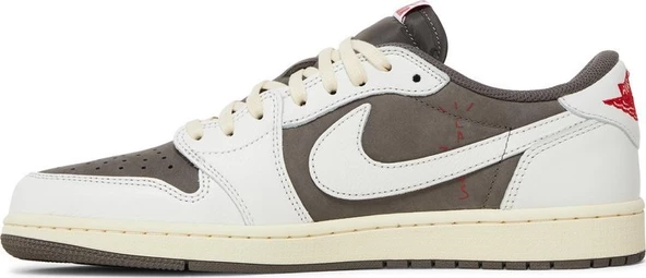Nike Air Jordan 1 Low Reverse Mocha x Travis Scott Erkek Spor Ayakkabı - Resim 3