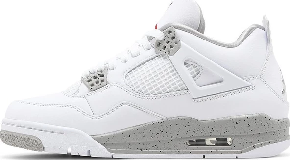 Nike Air Jordan Retro 4 White Oreo Erkek Spor Ayakkabı - Resim 3