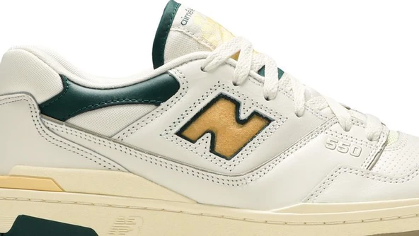 New Balance Aimé Leon Dore x 550 'Green Yellow' Kadın Spor Ayakkabı - Resim 2