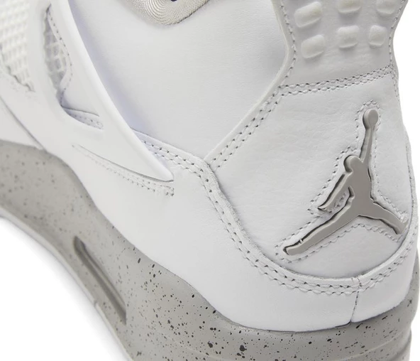 Nike Air Jordan Retro 4 White Oreo Erkek Spor Ayakkabı - Resim 10