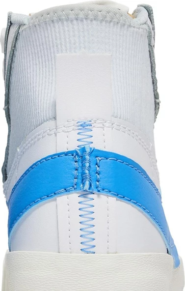 Nike Blazer Mid Jumbo White Blue Spor Ayakkabı - Resim 7