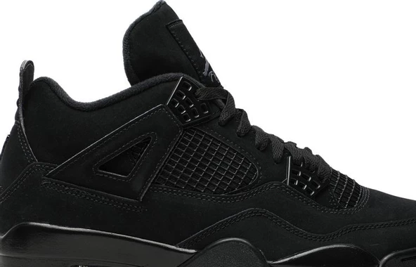 Air Jordan 4 Retro Black Cat Erkek Spor Ayakkabı - Resim 2