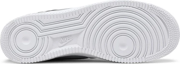 Nike Air Force 1 07 LV8 Siyah/Duman Grisi/Beyaz Erkek Spor Ayakkabı - Resim 4