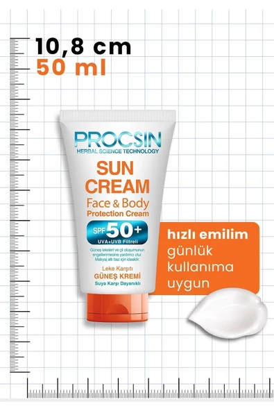 Yüksek Uv Korumalı Koyu Leke Önleyici Spf 50 Güneş Kremi 50 ml - 6