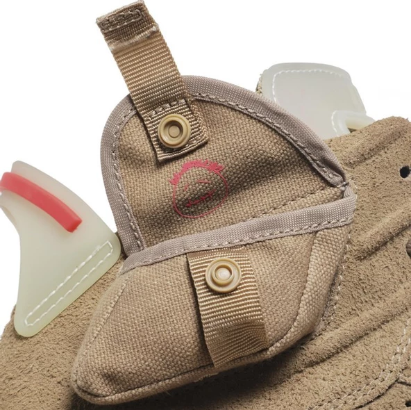 Nike Air Jordan 6 British Khaki x Travis Scott Erkek Spor Ayakkabı - Resim 5