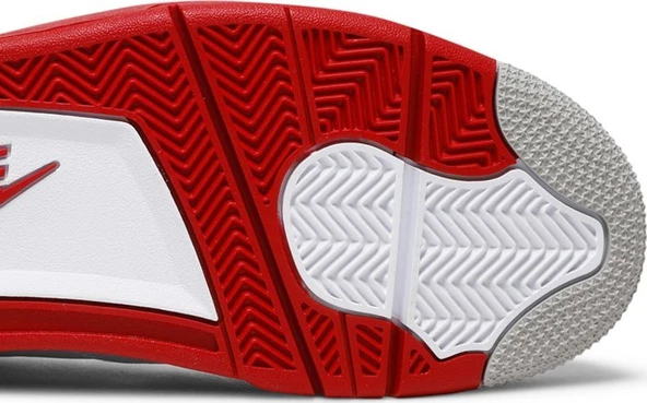 Nike Air Jordan Retro 4 Fire Red Erkek Spor Ayakkabı - Resim 5