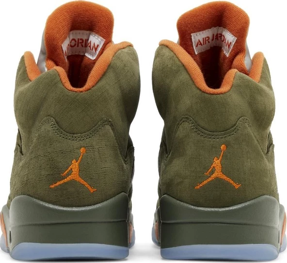 Nike Air Jordan 5 Retro 'Olive' 2024 Spor Ayakkabı - Resim 6