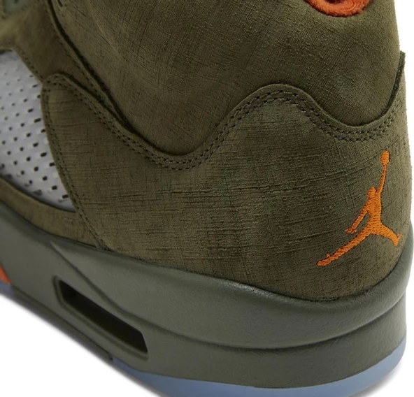 Nike Air Jordan 5 Retro 'Olive' 2024 Spor Ayakkabı - Resim 10