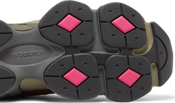 New Balance 9060 Burgundy Spor Ayakkabı - Resim 5
