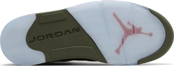 Nike Air Jordan 5 Retro 'Olive' 2024 Spor Ayakkabı - Resim 4