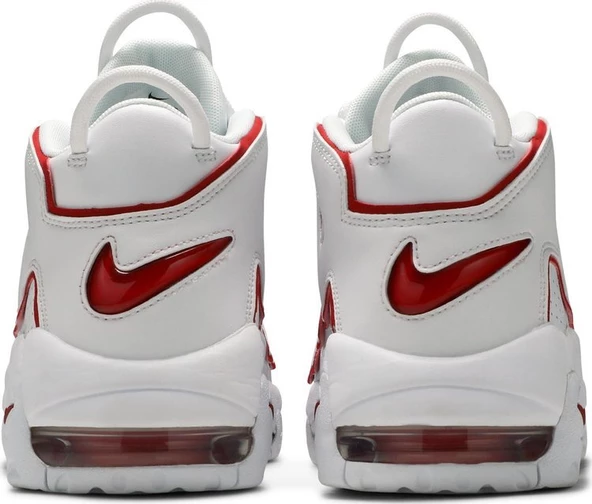 Nike Air More Uptempo 'White Varsity Red' 2021 Spor Ayakkabı - Resim 6
