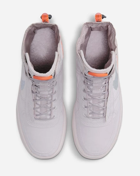 Nike Air Force 1 Shell Platinum Violet/Silver Spor Ayakkabı - Resim 4