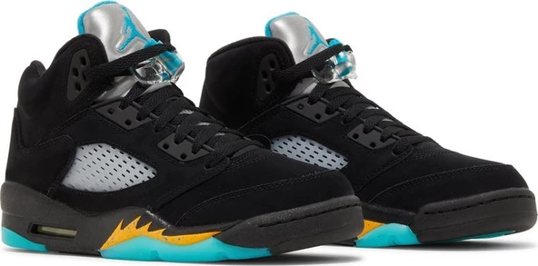 Nike Air Jordan 5 Retro GS 'Aqua' Spor Ayakkabı - 8