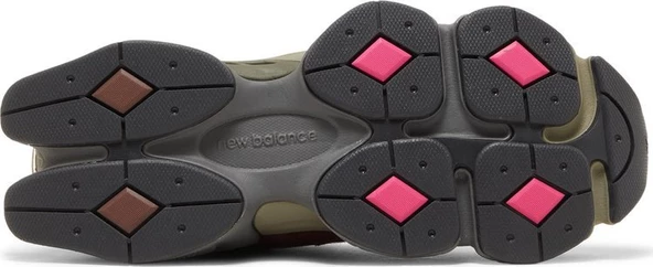 New Balance 9060 Burgundy Spor Ayakkabı - Resim 4