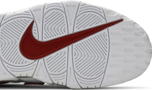 Nike Air More Uptempo 'White Varsity Red' 2021 Spor Ayakkabı - Resim 5