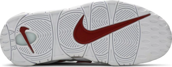 Nike Air More Uptempo 'White Varsity Red' 2021 Spor Ayakkabı - Resim 4