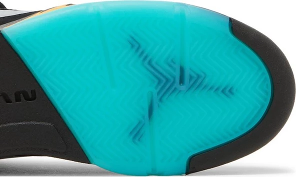 Nike Air Jordan 5 Retro GS 'Aqua' Spor Ayakkabı - 5