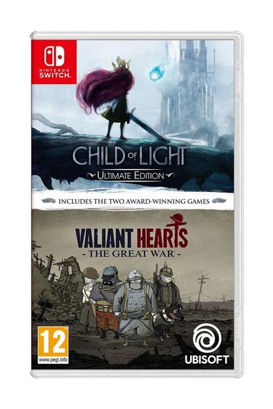 Child Of Light Ultimate Edition + Valiant Hearts: The Great War Switch Oyun - Resim 4
