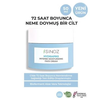 Sinoz Hydrapro Yoğun Nemlendirici Yüz Kremi 50 ml