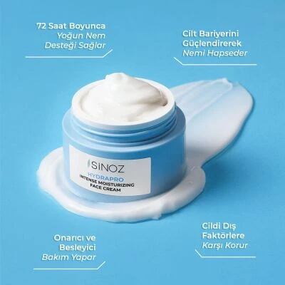 Sinoz Hydrapro Yoğun Nemlendirici Yüz Kremi 50 ml - 2