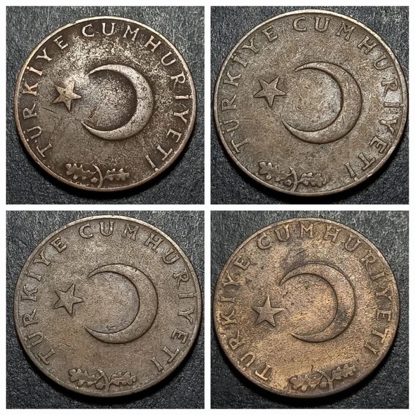 EscoinesKoleksiyon 1958/59/60/61/62/63/64/65/66/67/68/69/70/71/72/73 10Kuruş Takım HALİYLE eski para - 6