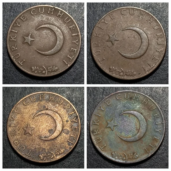 EscoinesKoleksiyon 1958/59/60/61/62/63/64/65/66/67/68/69/70/71/72/73 10Kuruş Takım HALİYLE eski para - 4
