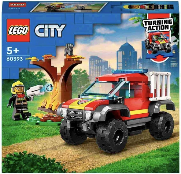 LEGO 60393 City 4x4 İtfaiye Kamyonu Kurtarma Operasyonu