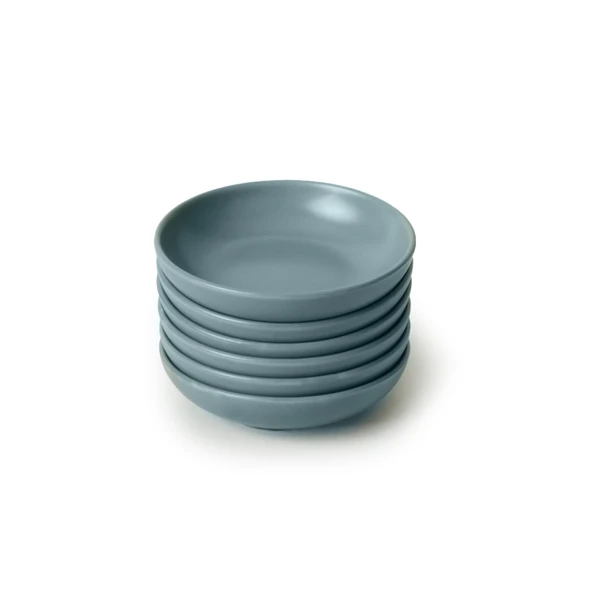 Keramika Mat Yeşil Halka Çerezlik/Sosluk 13 Cm 6 Adet 322 - 4