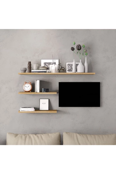 LİFEDECO TV SEHPA UNITESI DUVAR RAFI 90 CM LD-5000-R5S