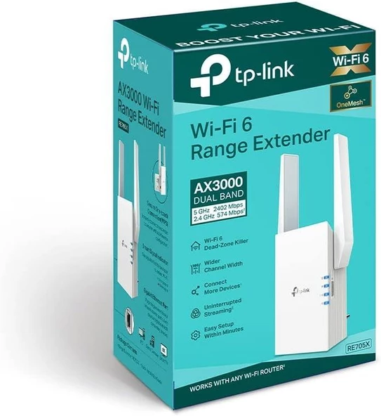 TP-Link RE705X AX3000 Wifi Güçlendirici - Outlet - 4