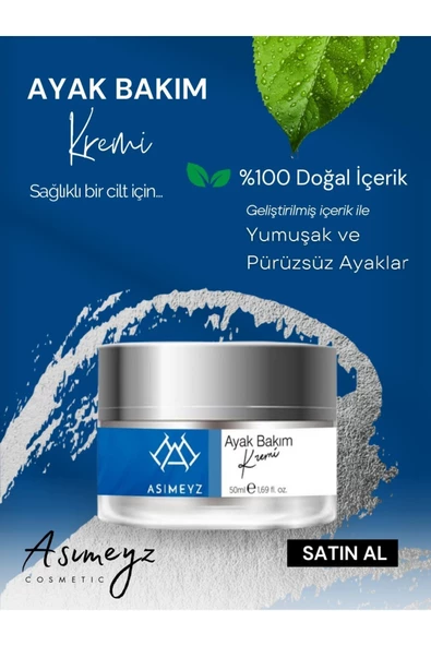 ASİMEYZ YUMUŞATICI AYAK BAKIM KREMİ - TOPUK ÇATLAKLARINA ÜSTÜN BAKIM 50 ML - 2
