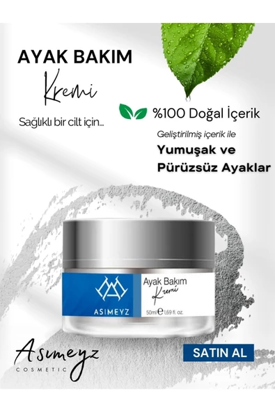 ASİMEYZ YUMUŞATICI AYAK BAKIM KREMİ - TOPUK ÇATLAKLARINA ÜSTÜN BAKIM 50 ML - 3