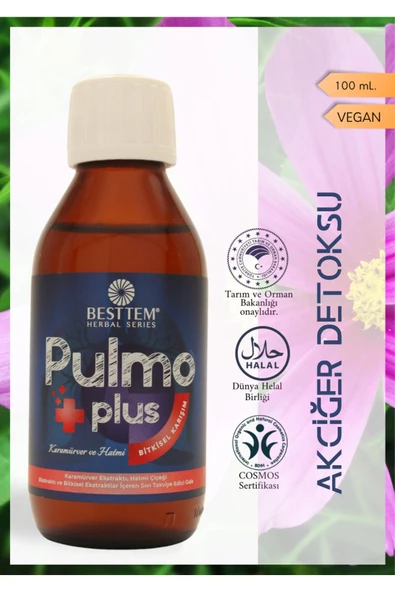BESTTEM PULMO PLUS  TAKVİYE GIDA DOĞAL 100ML