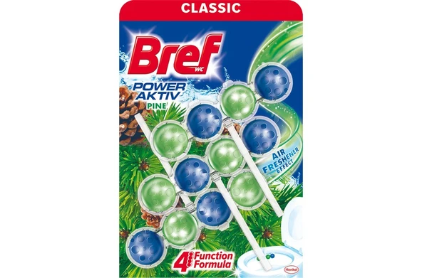 BREF KLOZET TEMİZLEYİCİ 4 TOP 3'LÜ SET