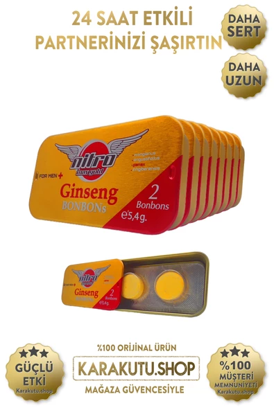 Nitro Max Gold Ginseng Bonbons 12 Adet