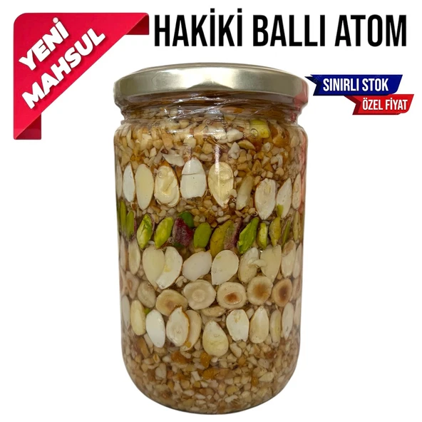 Hakiki Ballı polenli  Atom Net 850 gram