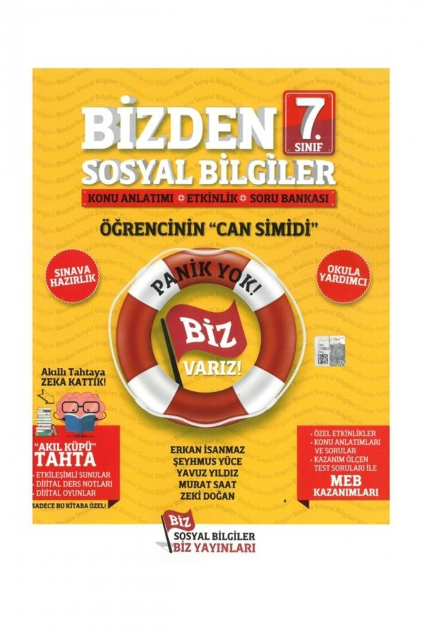 7. Sınıf Sosyal Bilgiler Bizden Öğrencinin Can Simidi - 1