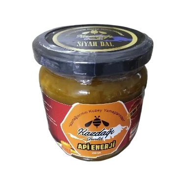 Api Enerji Arı Sütlü Karışım (Siyah Bal) 500gr