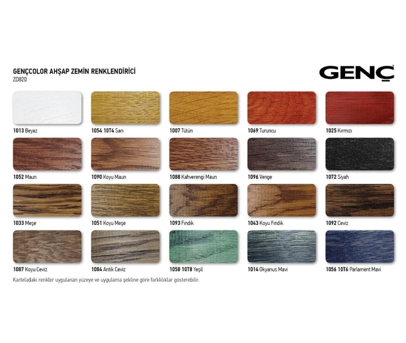 Gençcolor Ahşap Zemin Renklendirici 1093 Fındık 1 l - 5