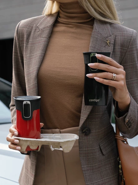 Contigo West Loop Mini Vakumlu Termos Bardak - Kırmızı - 9