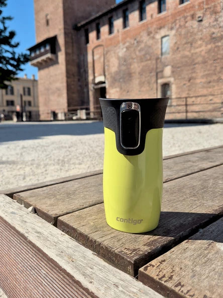 Contigo West Loop Mini Vakumlu Termos Bardak - Sarı - 9