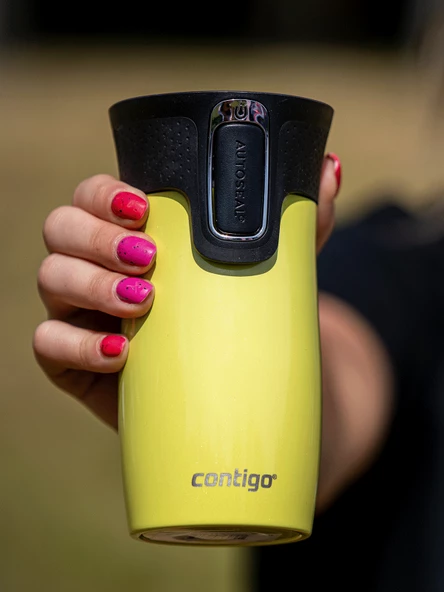 Contigo West Loop Mini Vakumlu Termos Bardak - Sarı - 8