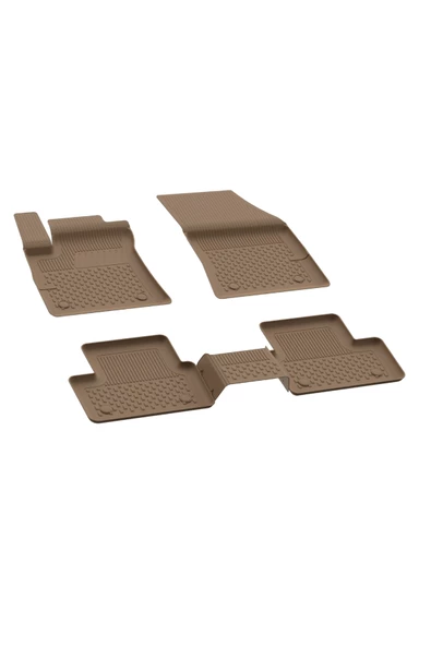 Toyota Rav4 2018+ Uyumlu SAHLER Lux Seri Araca Özel Bej 4.5D Havuzlu Oto Paspas - RAV4 ürün görseli