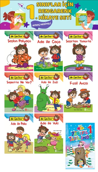 1.Sınıf Yarıyılda Okumayı Sevdiren 8 li Hikaye Kitabı ürün görseli 1