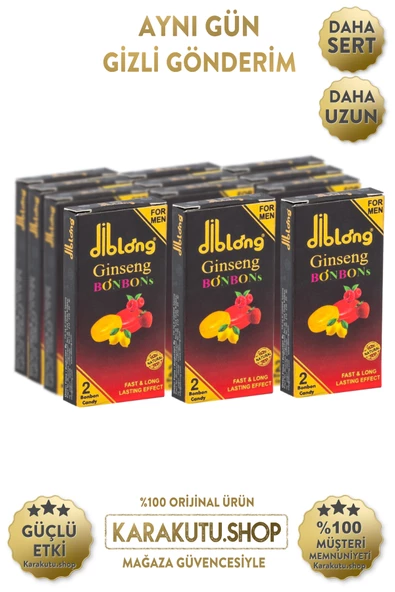 Diblong Ginseng Bonbons 12 Adet