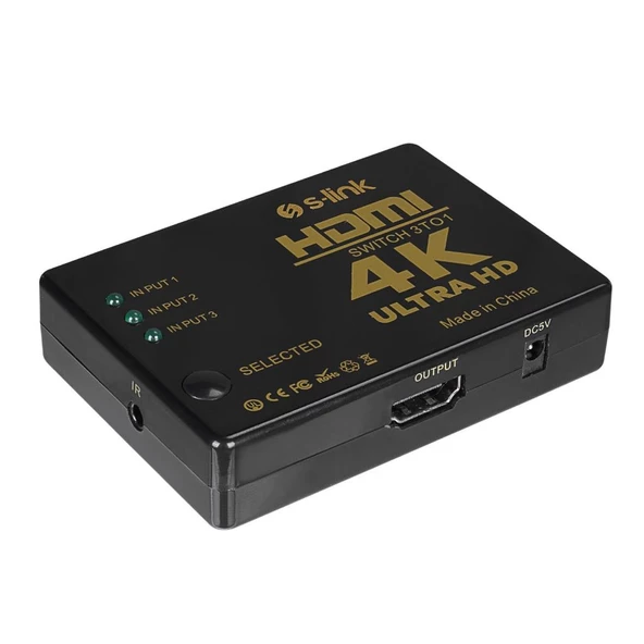 S-Link SL-HSW73 3'lü otomatik HDMI switch