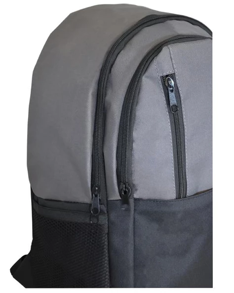 Yuga Dört Gözlü Sırt Çantası Gri - Resim 3