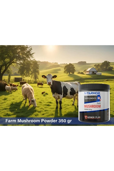 VITARMOR SUPPLEMENTS Farm Mushroom Powder 350 Gr - 2