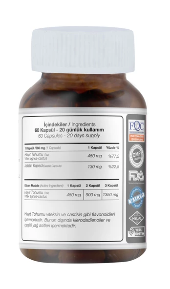 SPN  HAYIT TOHUMU 60 KAPSUL X 580MG - 2