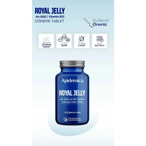 Apidemica Royal Jelly (Arı Sütü, B12 Vitamin )